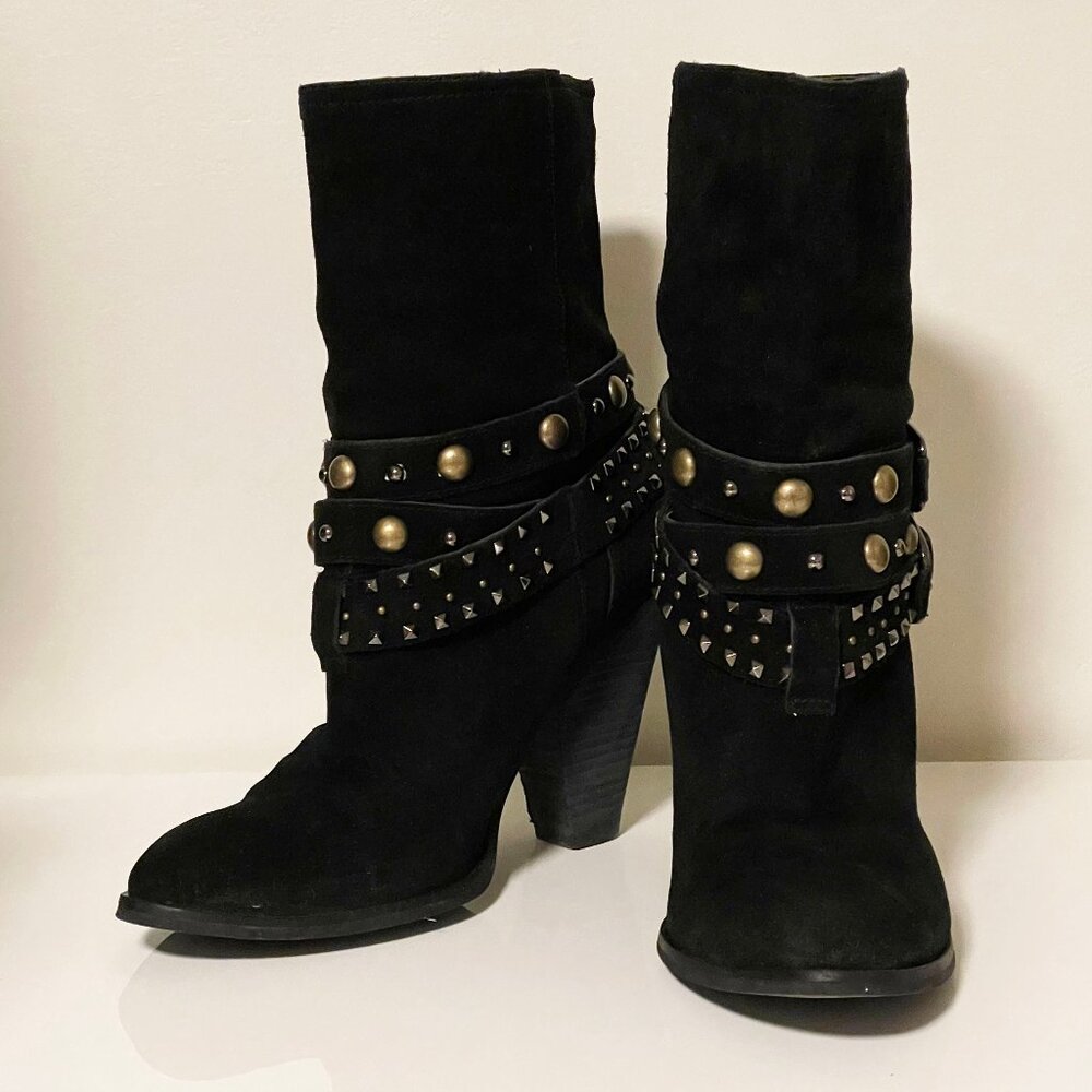 Guess - Black suede and size 8.5